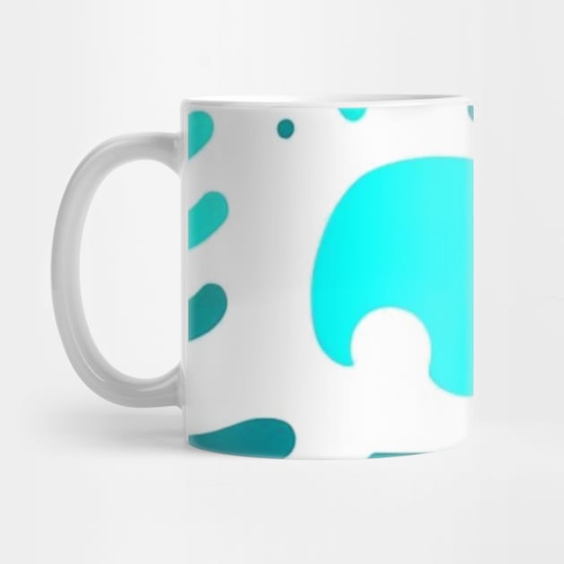 Oceanic wave pattern for ocean sea lovers -colorful design by Mandalasia